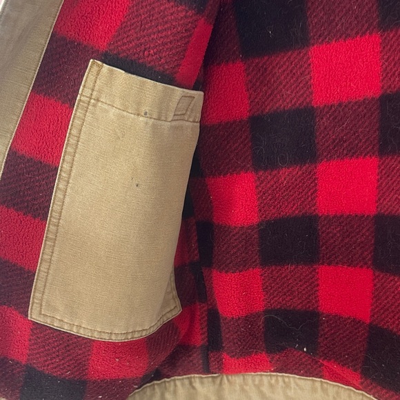 Walls Men's Beige Corduroy Collar Work Jacket - Picture 3 of 4